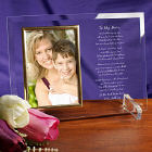 Personalized Mother's Day Frame - Beveled Glass Picture Frame