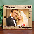 Personalized Mr. and Mrs. Wedding Couple Picture Frame