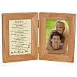 920157 - To My Love... Natural Wood Bi-Fold Personalized Picture Frame