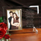 To My Love...Beveled Glass Picture Frame