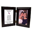 915786 - True Friends Wedding Black Bi-Fold Personalized Picture Frame