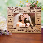 Why I Love You Wood Picture Frame 921621