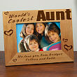 921561-AUNT - World's Coolest Personalized Aunt Wood Picture Frame 
