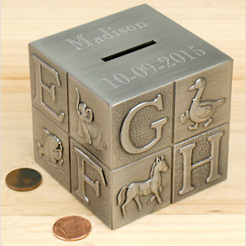 Engraved Baby Bank GiftsForYouNow