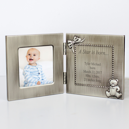 Engraved Newborn Baby Picture Frame GiftsForYouNow