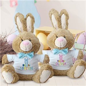 Personalized Plaid Bunny Bops Bunny GU4044006-20762