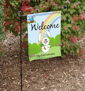 Happy Easter Garden Flag