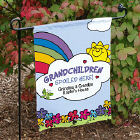 Personalized Grandparents Garden Flag - Spoiled Here 83020542