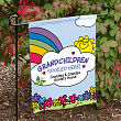 Personalized Grandparents Garden Flag  - Spoiled Here