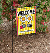 Welcome Bee Garden Flag