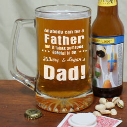 Anybody Can Be…Dad Sports Glass Mug