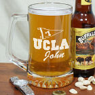 College Engraved Sports Glass Mugs