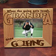 92111 - Go Golfing Wood Picture Frame