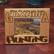 92151 - Go Hunting Wood Picture Frame