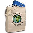 823152 - Doing My Part Personalized Canvas Reusable Tote Bag