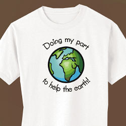 Doing My Part Personalized Organic T-shirt