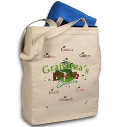 Earth Savers Personalized Canvas Reusable Tote Bag