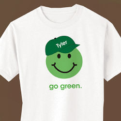 Go Green Personalized Organic T-shirt