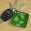 323340 - Personalized Go Green Key Chain