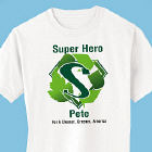 Super Hero Personalized Organic T-shirt E32318X