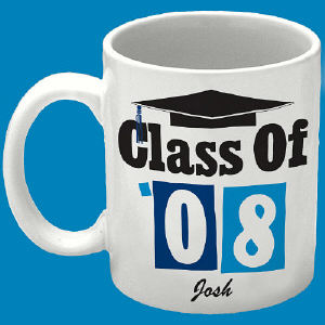 Class Of '08 Personalized Graduation Coffee Mug