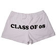 9812210X - Class of - Ladies White Cotton Shorts 