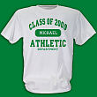 Class of ... Athletic Graduation Personalized T-Shirt