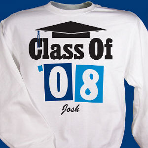Class of '08 Personalized Graduation Sweatshirt