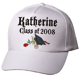 Diploma Rose Class Of Personalized Graduation Hat