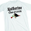 81265 - Diploma Rose Class Of Personalized Graduation Nightshirt