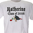 3126x - Diploma Rose Class Of Personalized Graduation T-Shirt