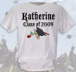 Diploma Rose Class Of Personalized Graduation T-Shirt 3126x