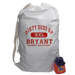 Dirty Duds Laundry Department Personalized Laundry Bag 