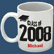 27790 - Graduation Cap Class of Graduation Personalized Coffee Mug
