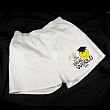 96753X - Off to the Real World Athletic White Personalized Boxer Shorts  