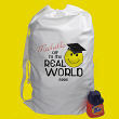 687532 - Off to the Real World Personalized Laundry Bag