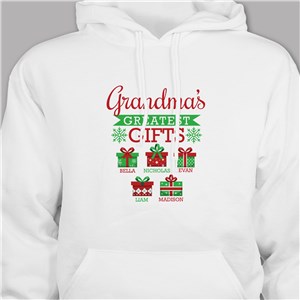 Personalized Greatest Gifts With Presents Hooded Sweatshirt