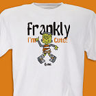 Frankly I'm Cute  Personalized Halloween Youth T-shirt
