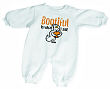 61460X - Bootiful Ghost Personalized Halloween Fleece Romper