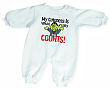 61459X - Cuteness Counts Personalized Halloween Fleece Romper