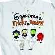 51444X - Tricks and Treats Character Personalized Sweatshirt