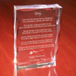 710621 - Happy  Anniversary Keepsake Block