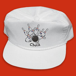 Spares and Strikes Bowling Personalized Hat