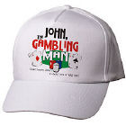 Gambling Man Personalized Hat