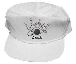 Spares and Strikes Bowling Personalized Hat