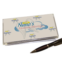 Heavenly Blessings Personalized Checkbook Cover