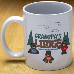 Hibernate Lodge Personalized Coffee Mug