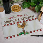 Rooster Kitchen Personalized Cutting Board
