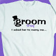 5741x - I Asked…Groom Sweatshirt