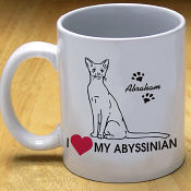 I Love My Cat Coffee Mug